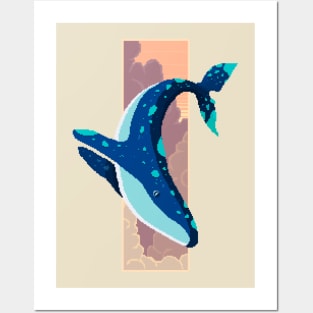 Sky Whale Posters and Art